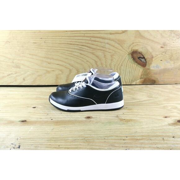 New Nike Sneakers Womens 7 Lunarlon Black Duet Classics Spikeless GOLF Shoes - Picture 1 of 10